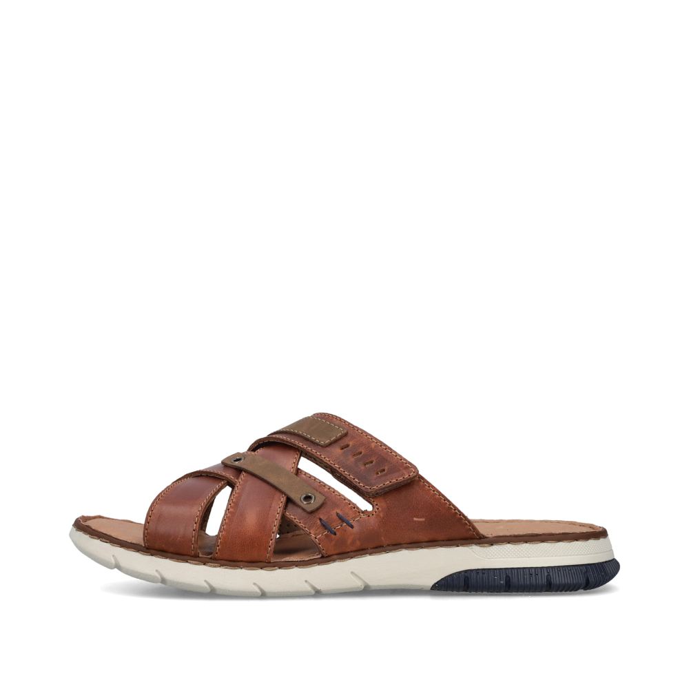 Rieker Men's Mules - Chestnut Brown