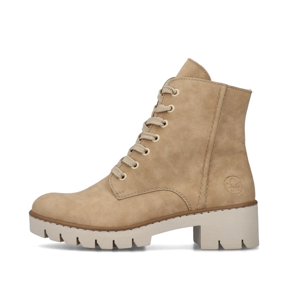 Rieker Women's Lace-Up Bootsbrown-Beige