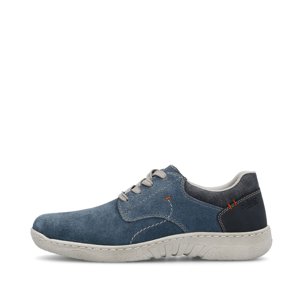 Rieker Men's Lace-Up Shoes - Sky Blue