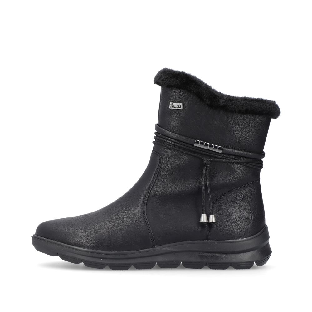 Rieker Women'sshort Boots - Deep Black
