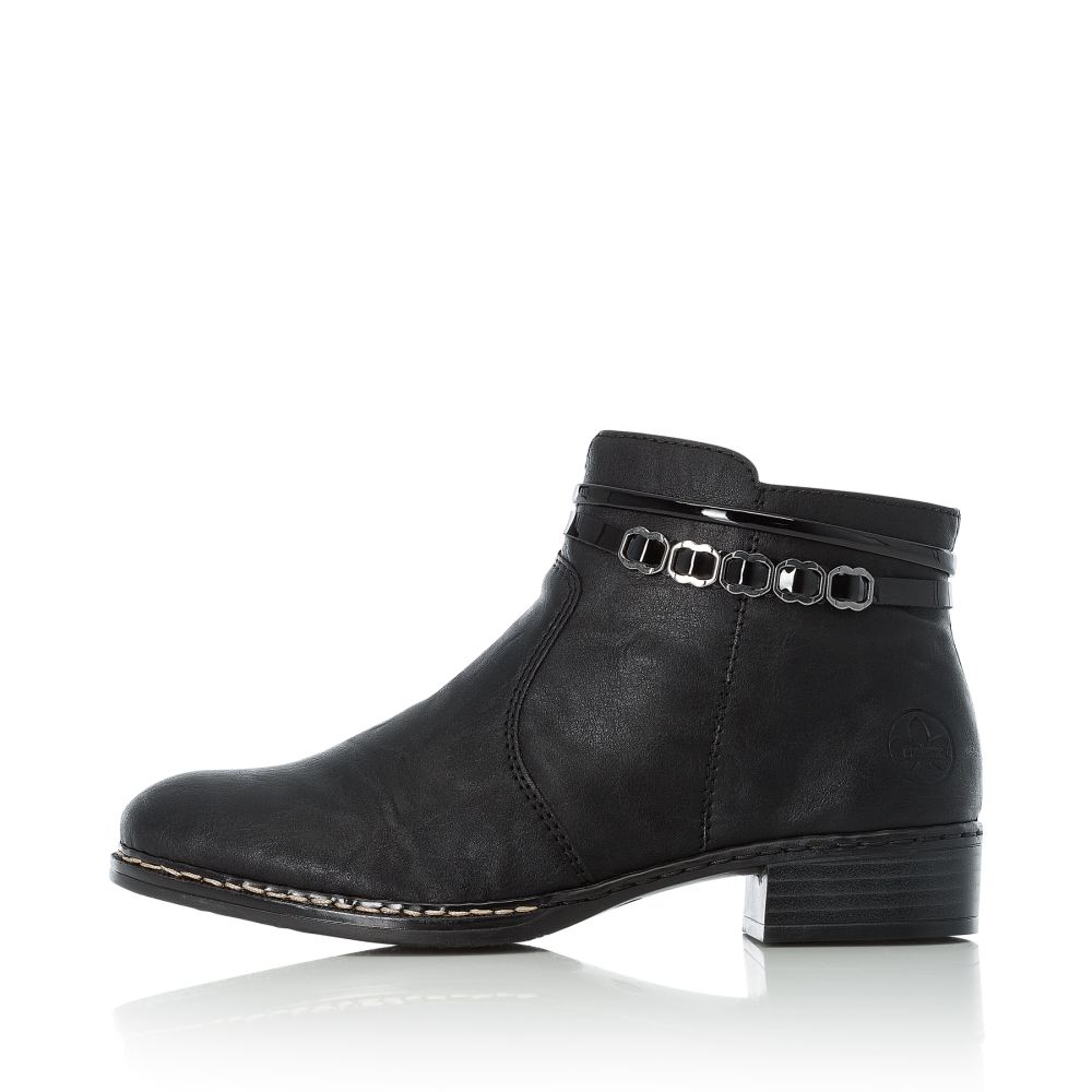 Rieker Women's Ankle Boots Graphite Black