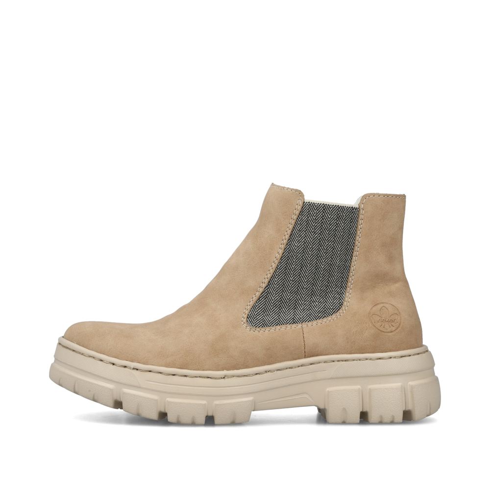 Rieker Women's Chelsea Bootschampagne