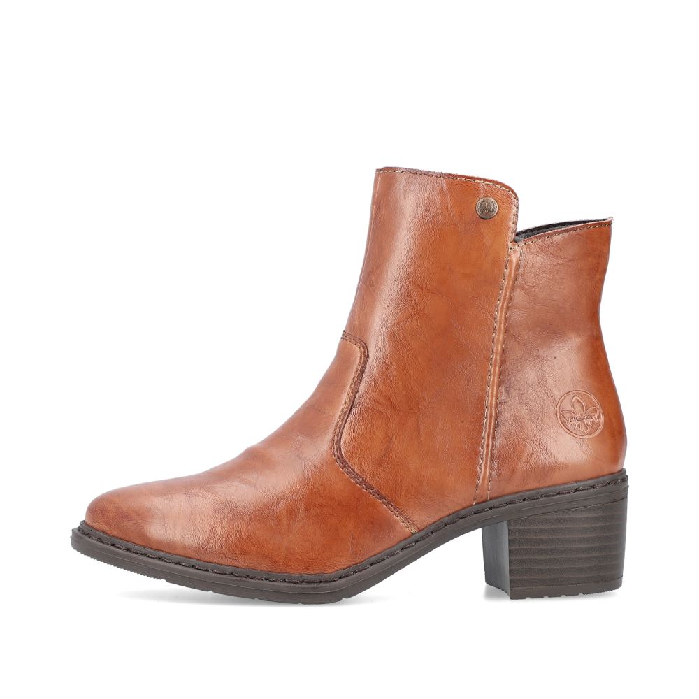 Rieker Women's Ankle Boots - Copper Brown