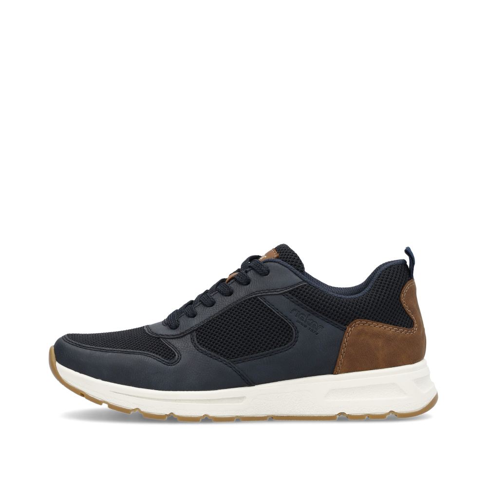 Rieker Men's Low-Top Sneakers - Dark Blue