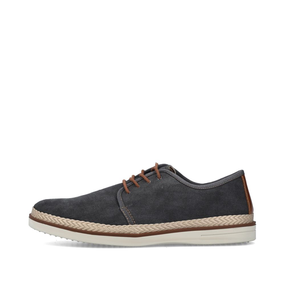 Rieker Men's Lace-Up Shoesdark Gray