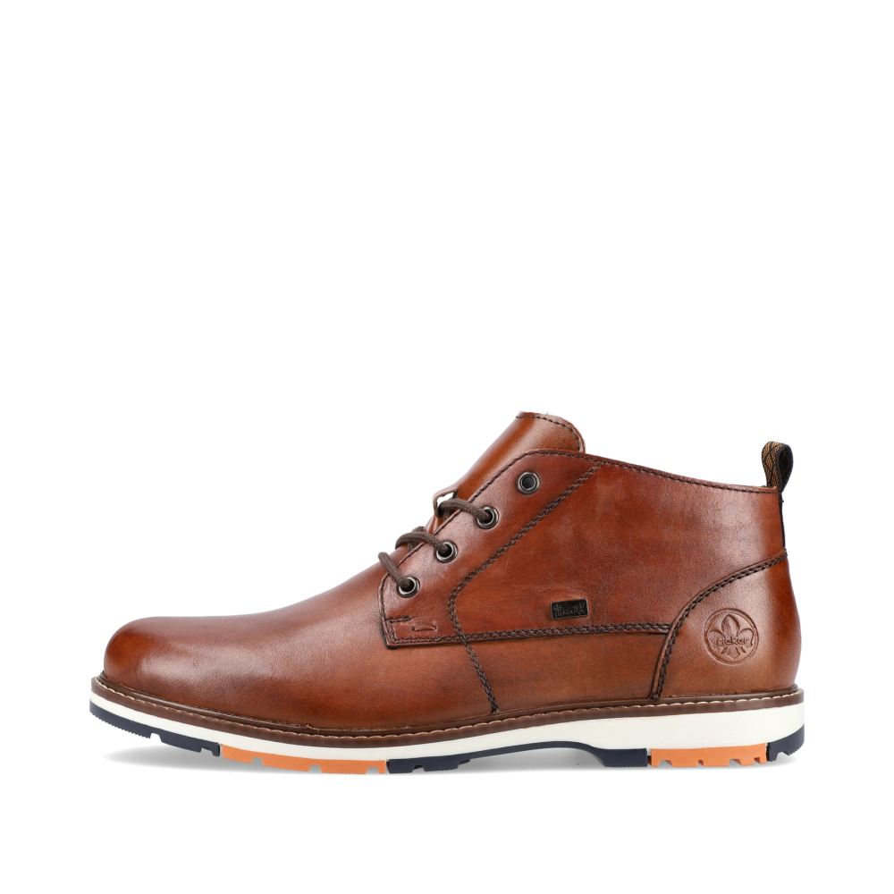 Rieker Men's Lace-Up Shoes - Caramel Brown