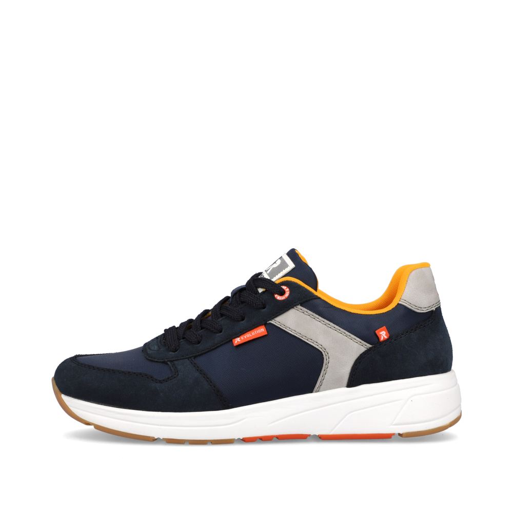Rieker Evolution Men's Low Sneakers Navy-Blue Steel-Grey