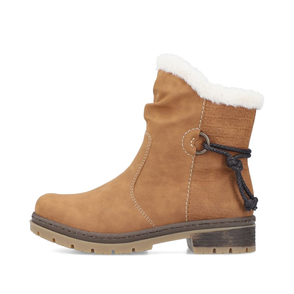 Rieker Women'scamel Brown Ankle Boots