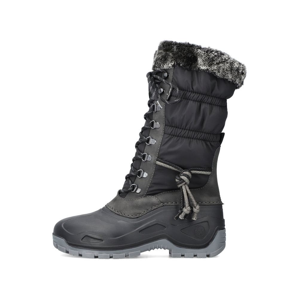 Rieker Women's High-Shaft Boots - Deep Black