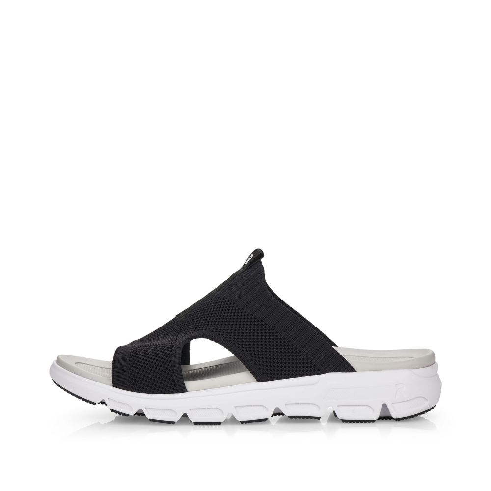 Rieker Evolution Women's Mules Deep Black