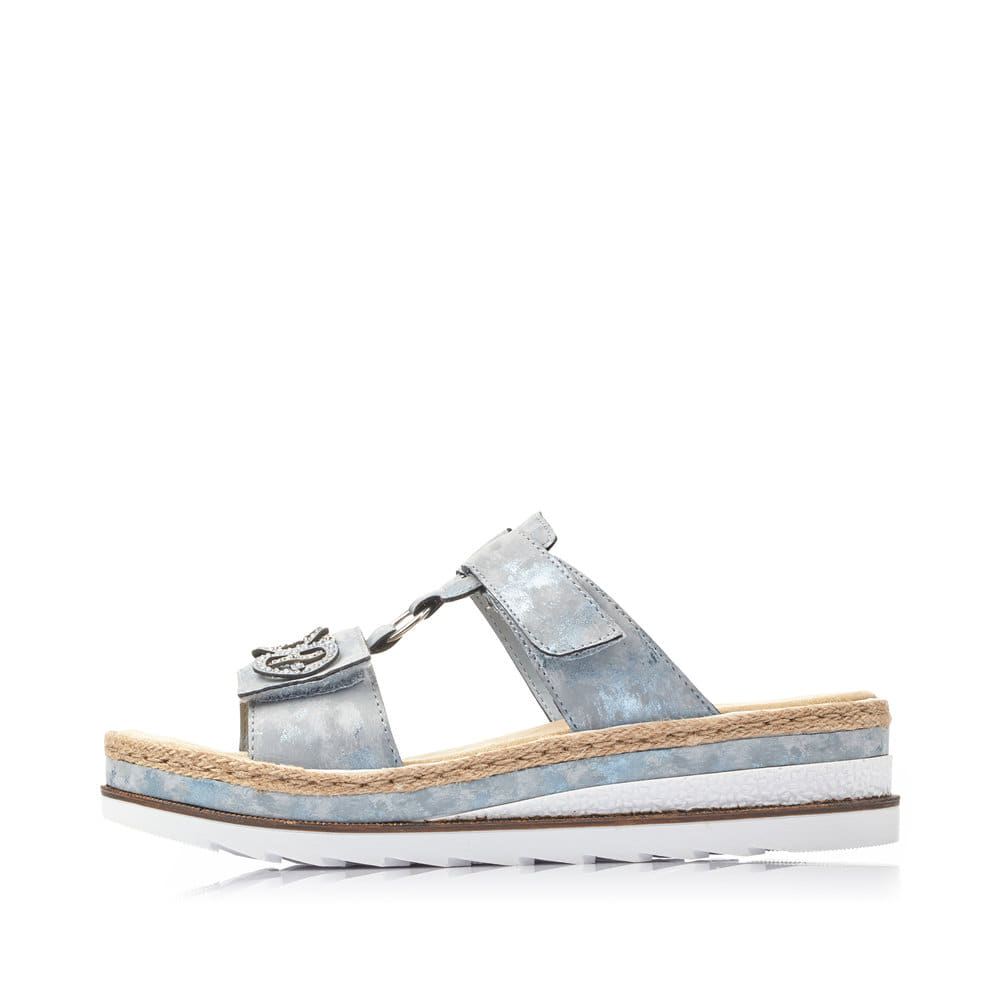 Rieker Women's Mules - Sky Blue