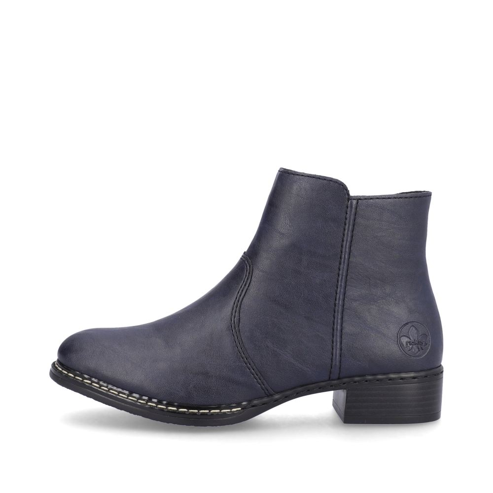 Rieker Women's Ankle Boots Azure Blue