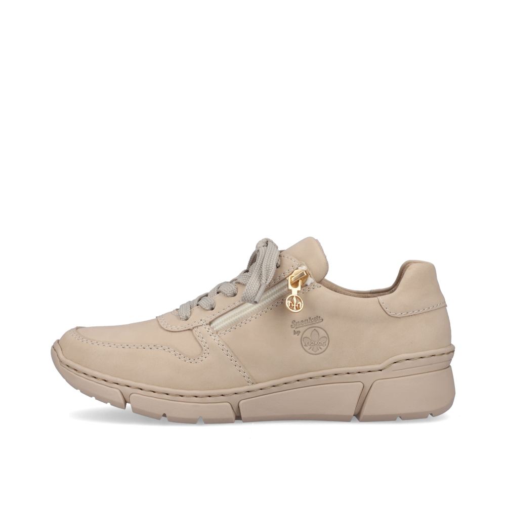Rieker Women's Low-Top Sneakerscream Beige