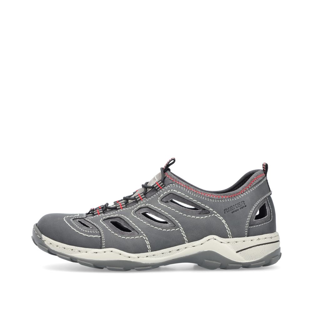 Rieker Men's Slippers - Moon Grey