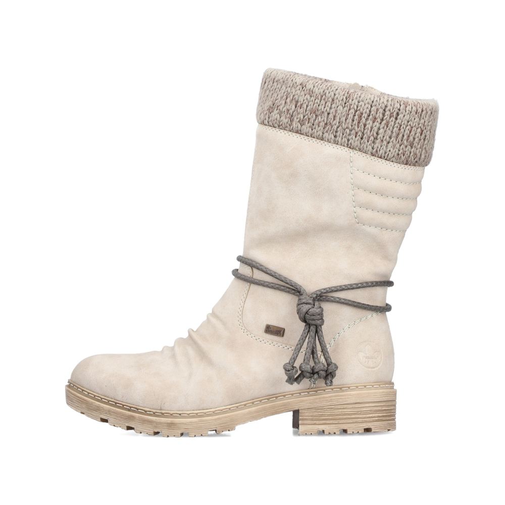 Rieker Women's Short Boots - Sand Beige