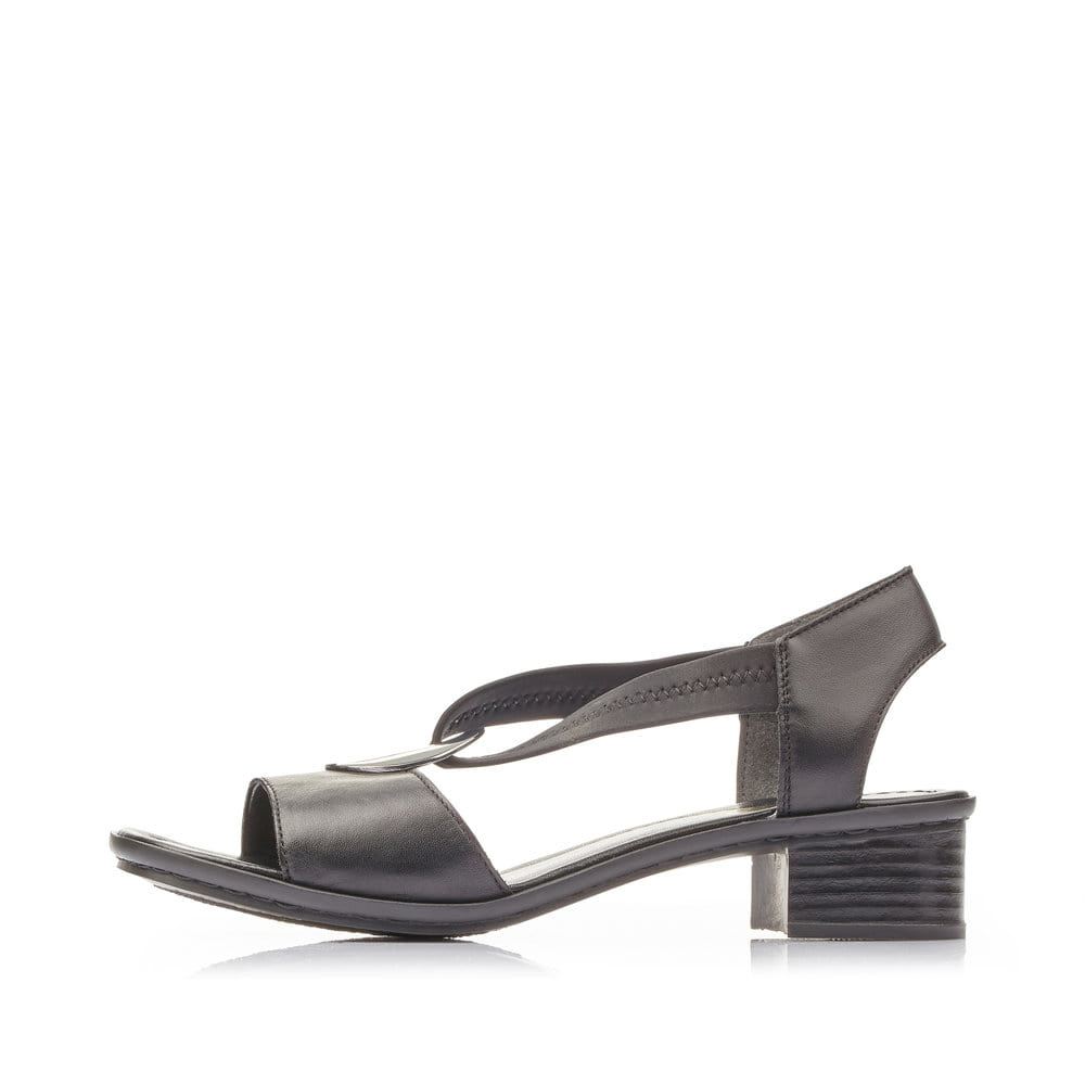 Rieker Women's Strappy Sandals - Night Black