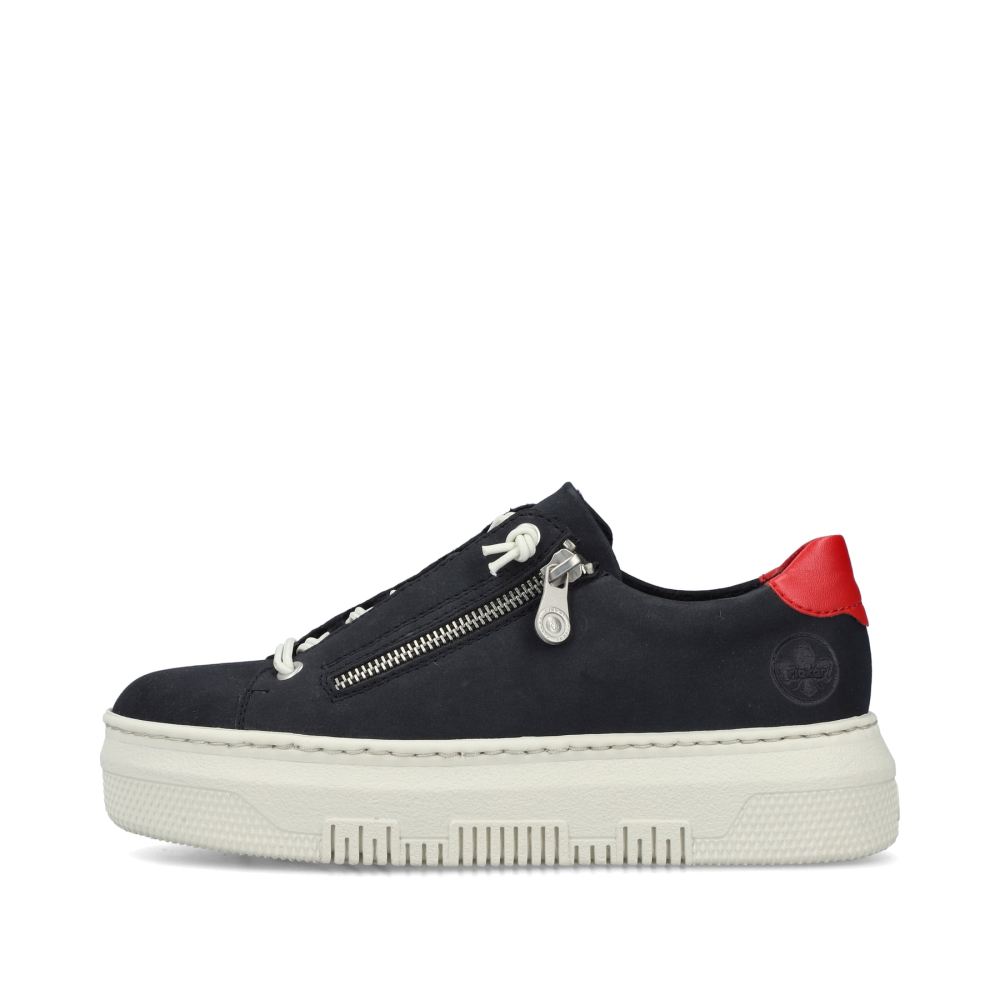 Rieker Women's Low Sneakers - Steel Blue