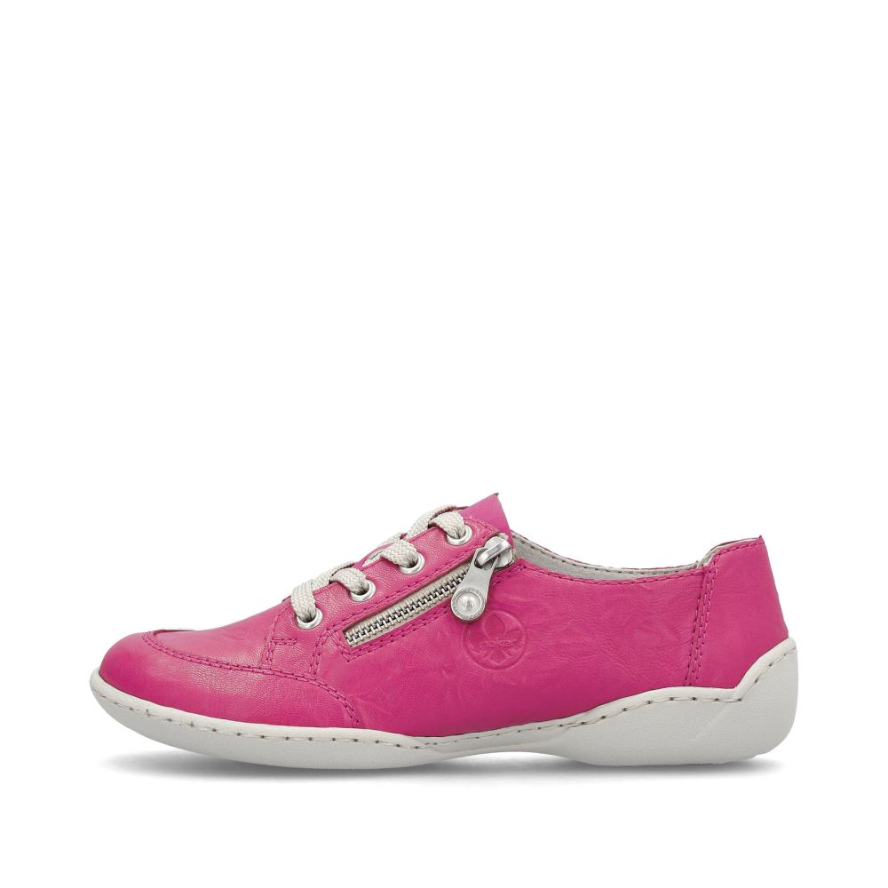 Rieker Women's Lace-Up Shoes Magenta