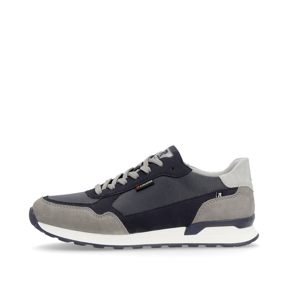 Rieker Evolution Men's Low Sneakers - Dark Bluegraphite-Grey