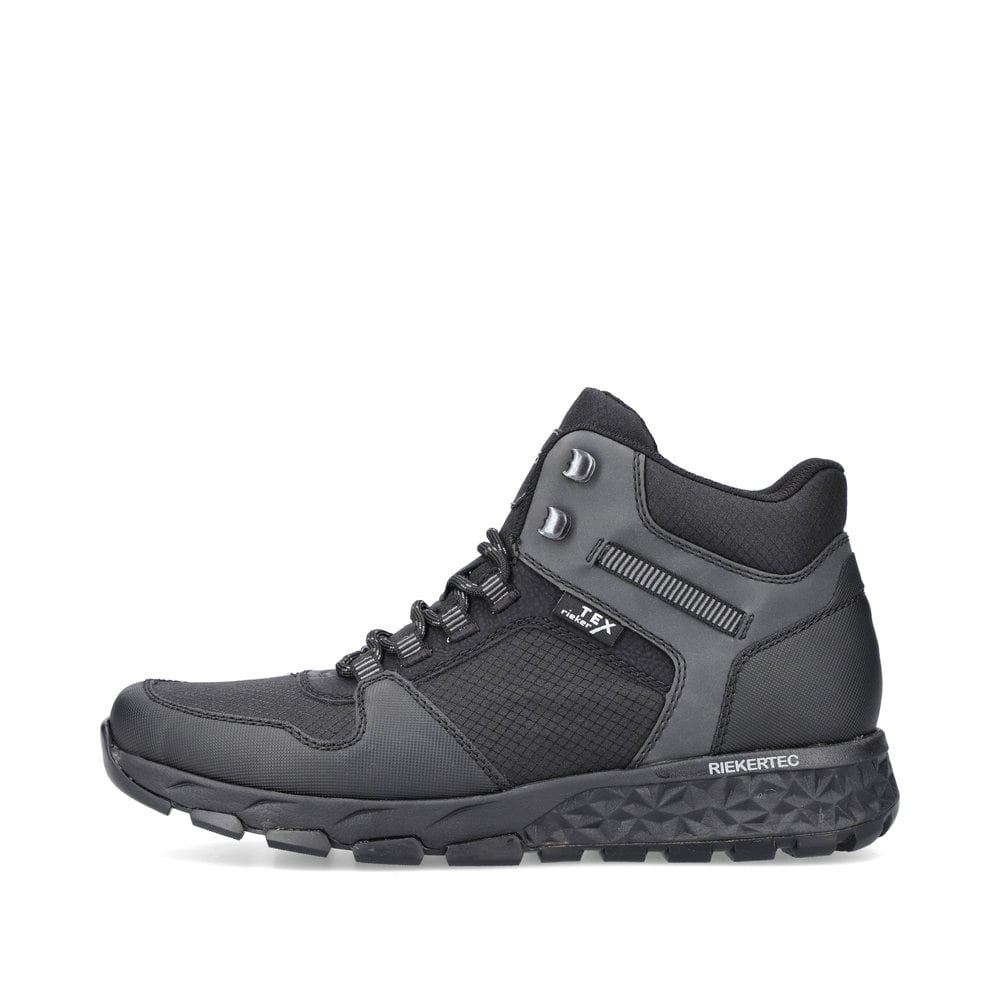 Rieker Men's Lace-Up Shoes - Deep Black
