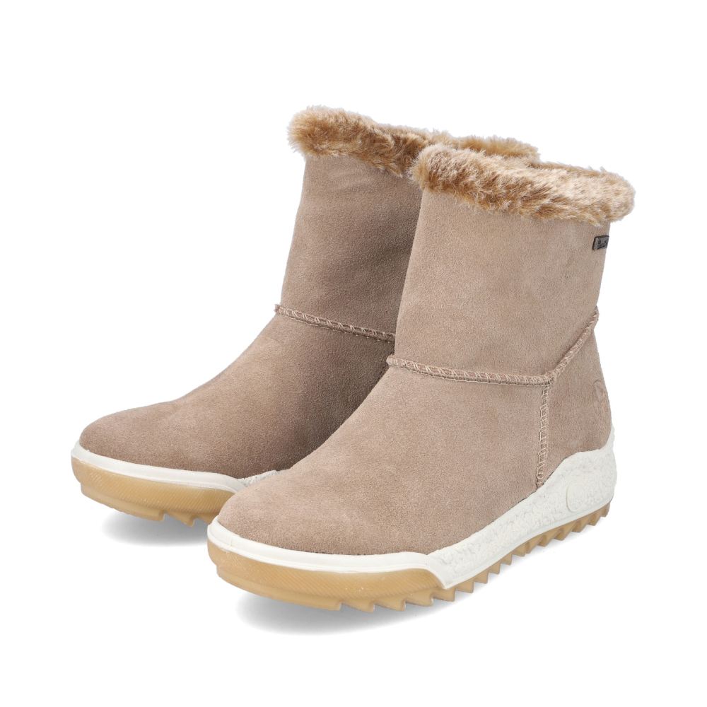 Rieker Women's Short Boots Champagne