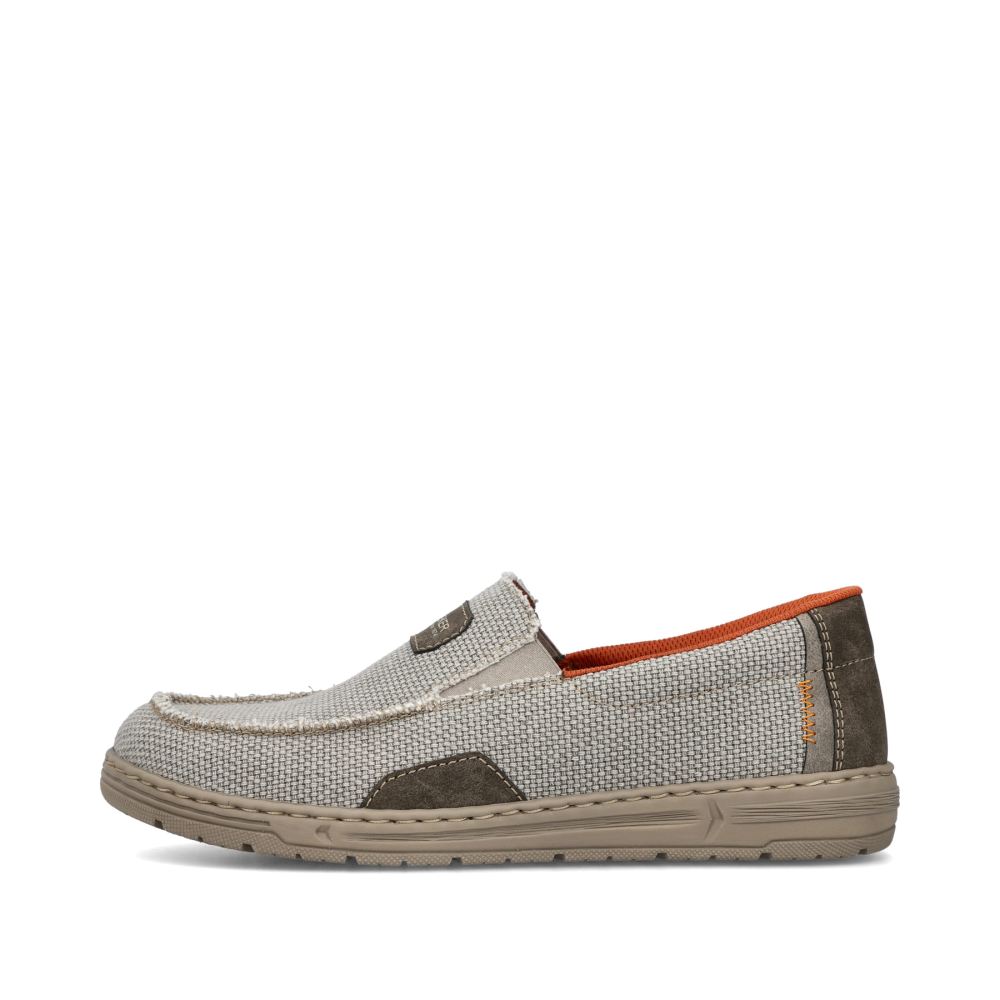 Rieker Men's Slippers Light Beige-Orange
