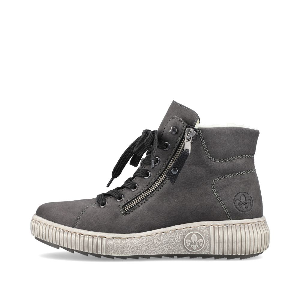 Rieker Women's Lace-Up Shoes Anthracite