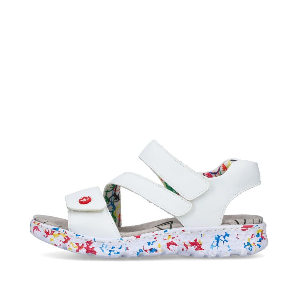Rieker Women's Strappy Sandalslilienweiss