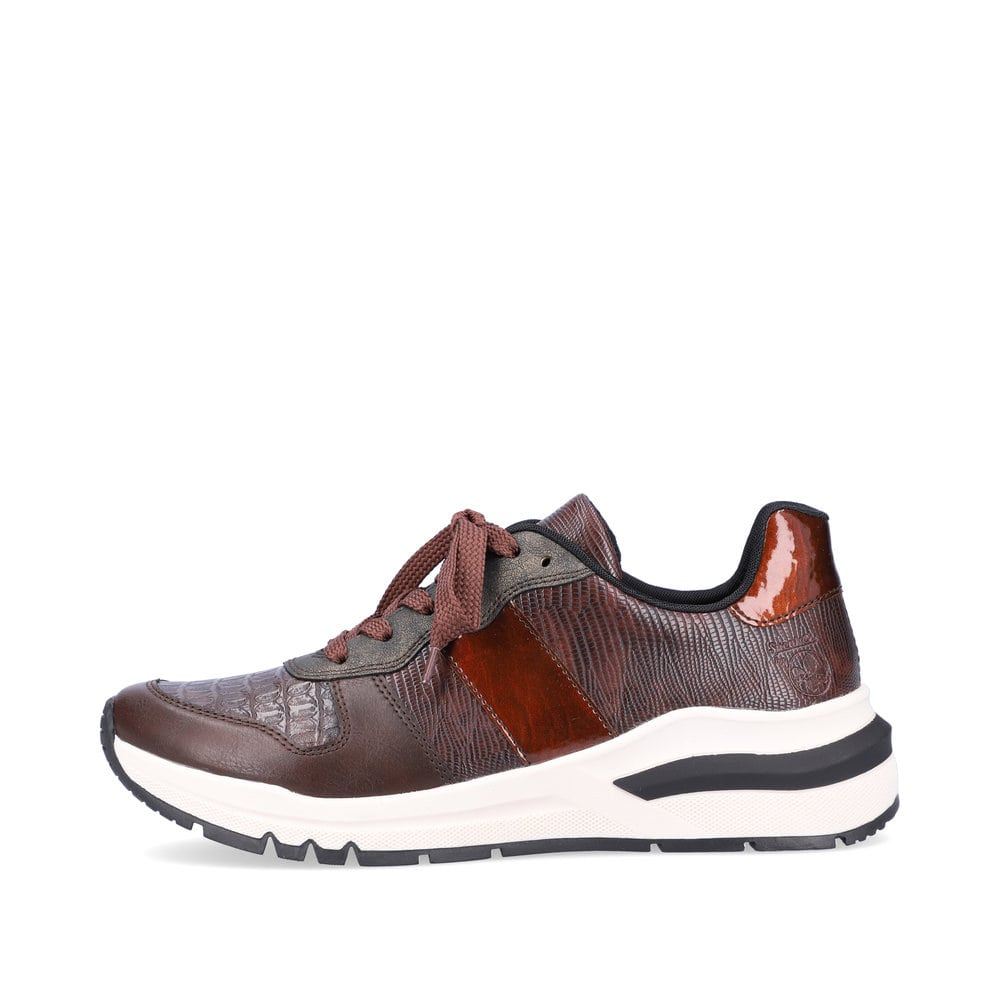 Rieker Women's Low-Top Sneakers - Coffee Brown