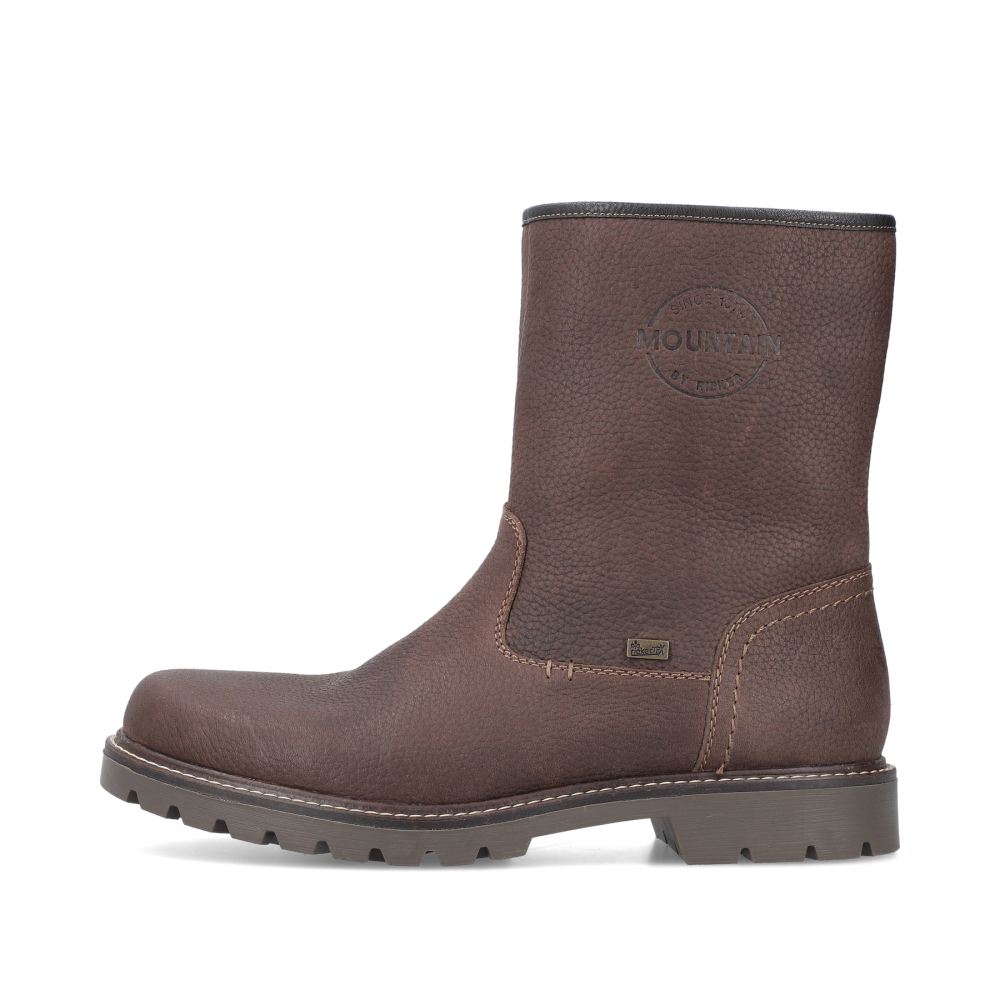 Rieker Men's Ankle Boots - Black-Brown