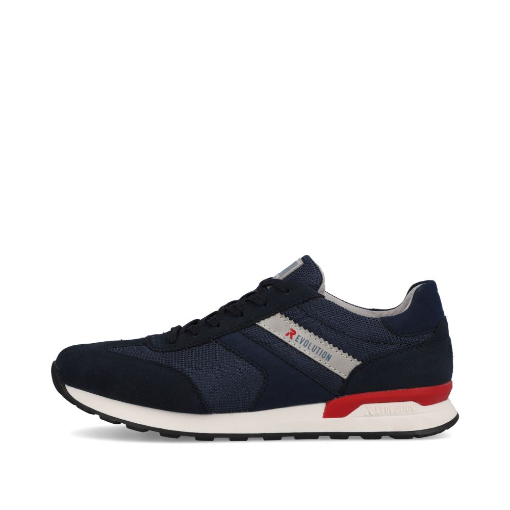Rieker Evolution Men's Low-Top Sneakers - Atlantic Blue