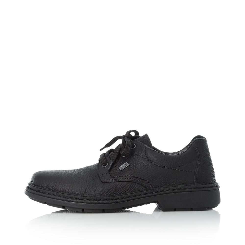 Rieker Men's Lace-Up Shoes - Deep Black