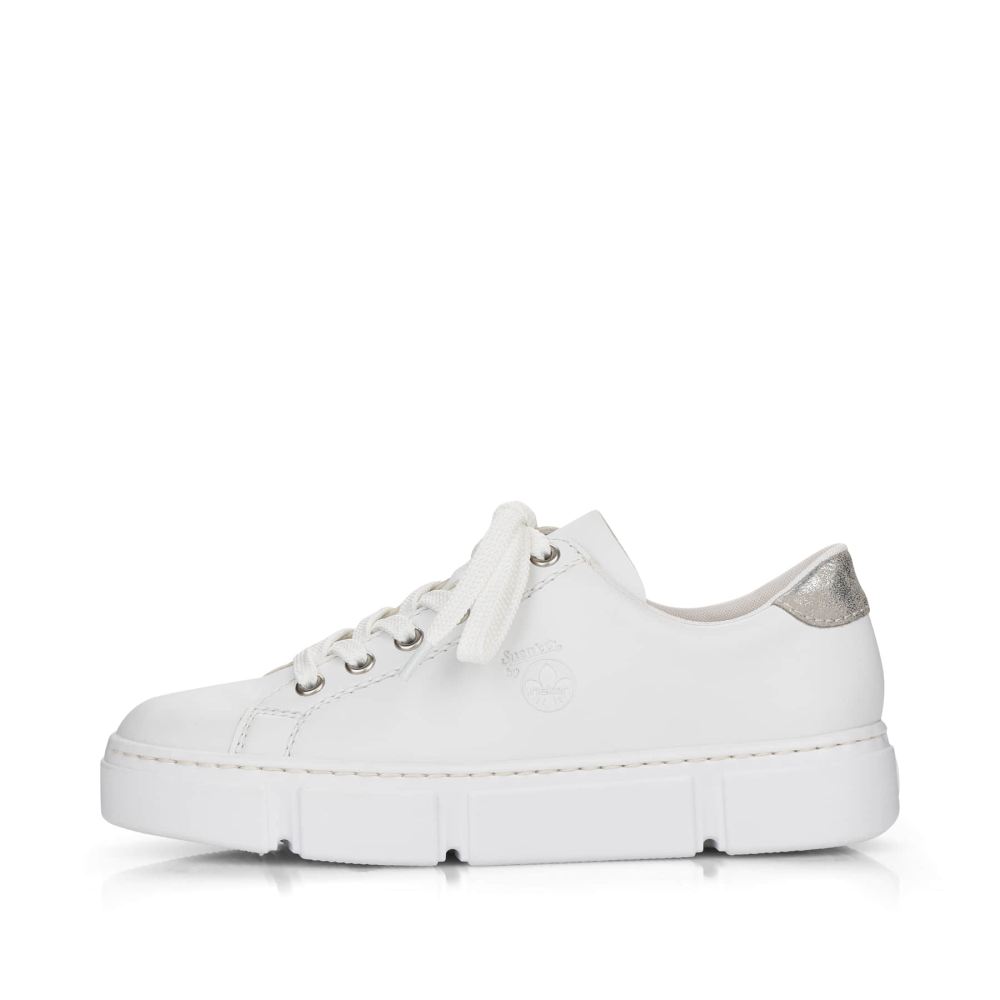 Rieker Women's Low-Top Sneakers - Pure White