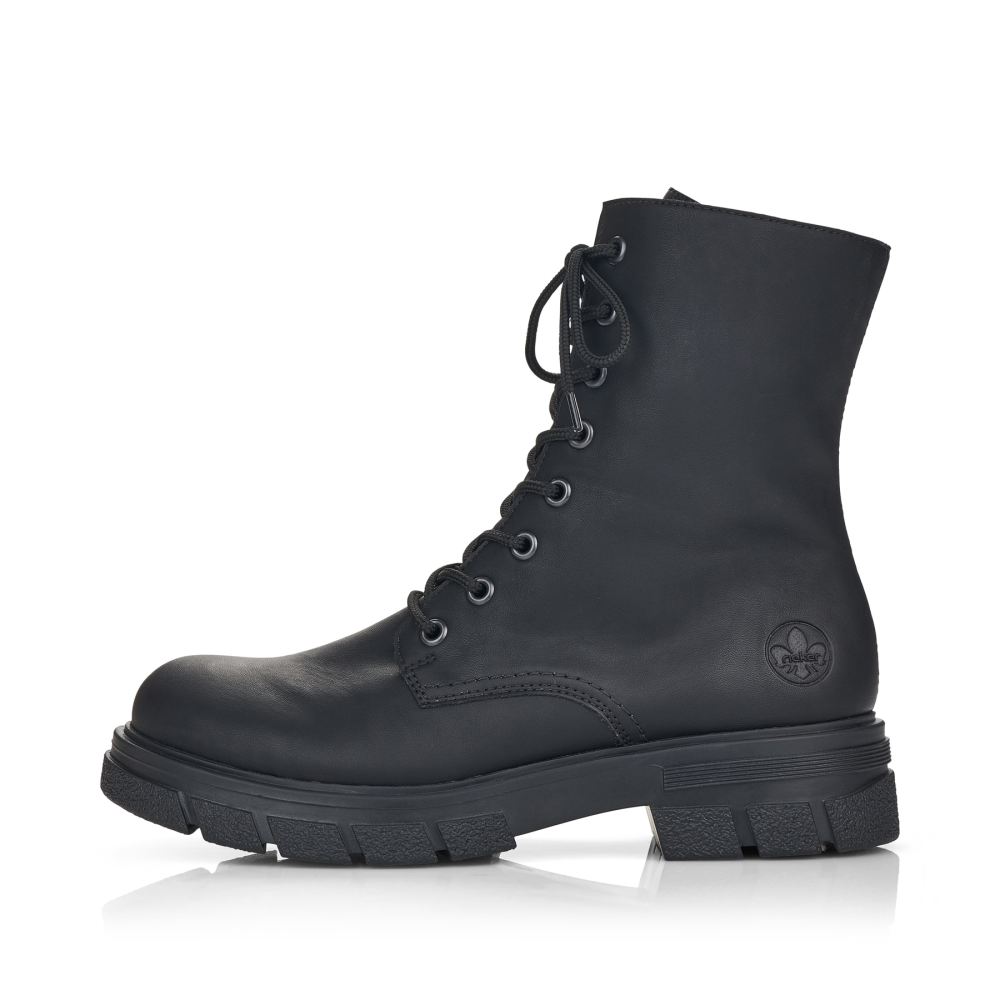 Rieker Women's Biker Bootsgraphite Black