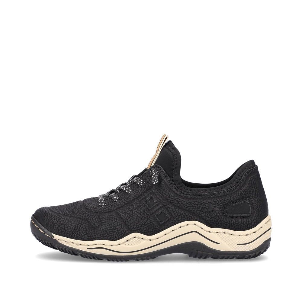 Rieker Women's Slippers - Asphalt Black