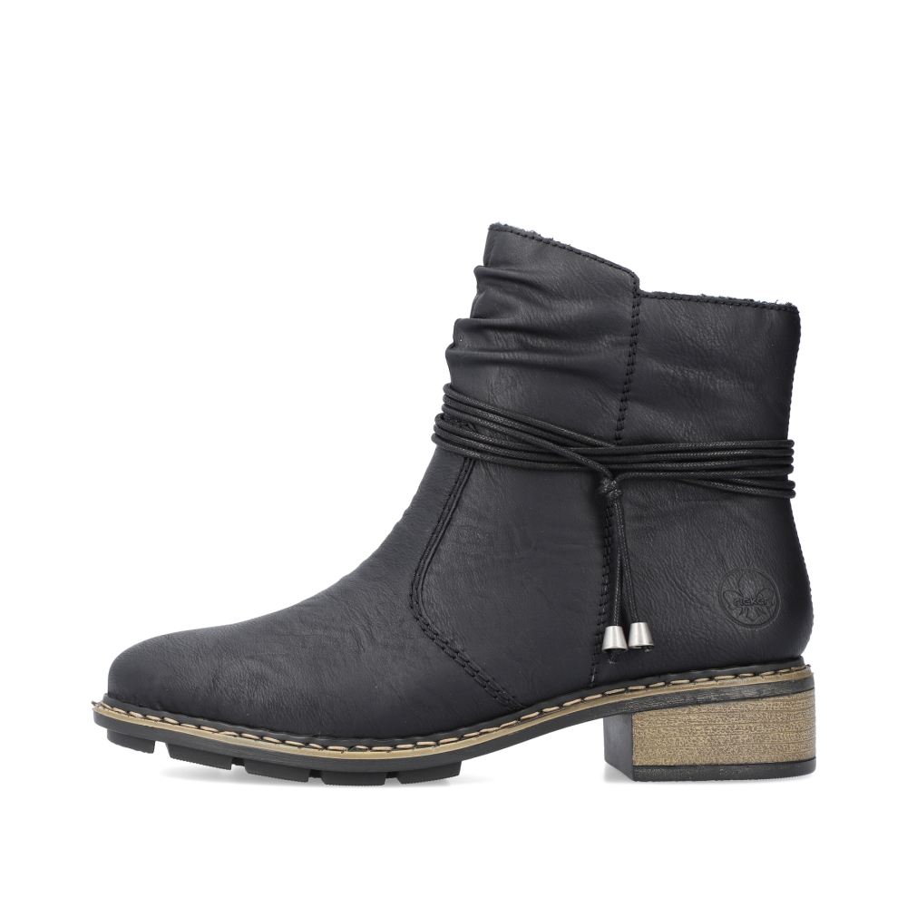 Rieker Women'sshort Boots - Deep Black