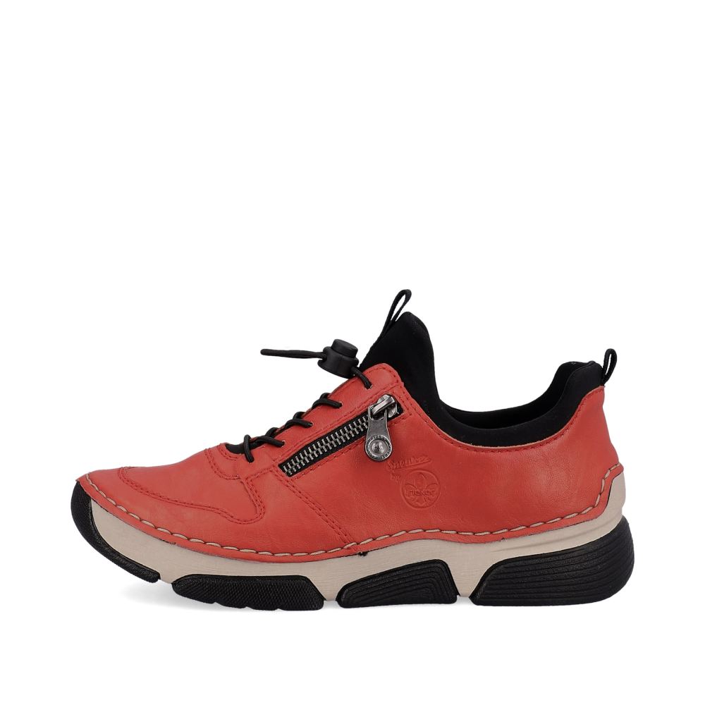 Rieker Women's Slippers - Strawberry Red