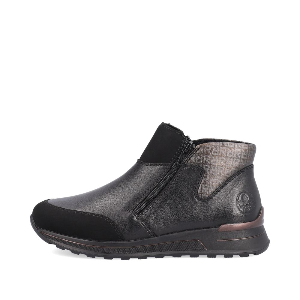 Rieker Women's Slippers - Deep Black