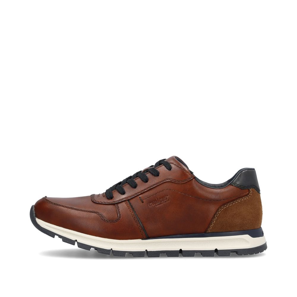 Rieker Men's Low-Top Sneakers Coffee Brown