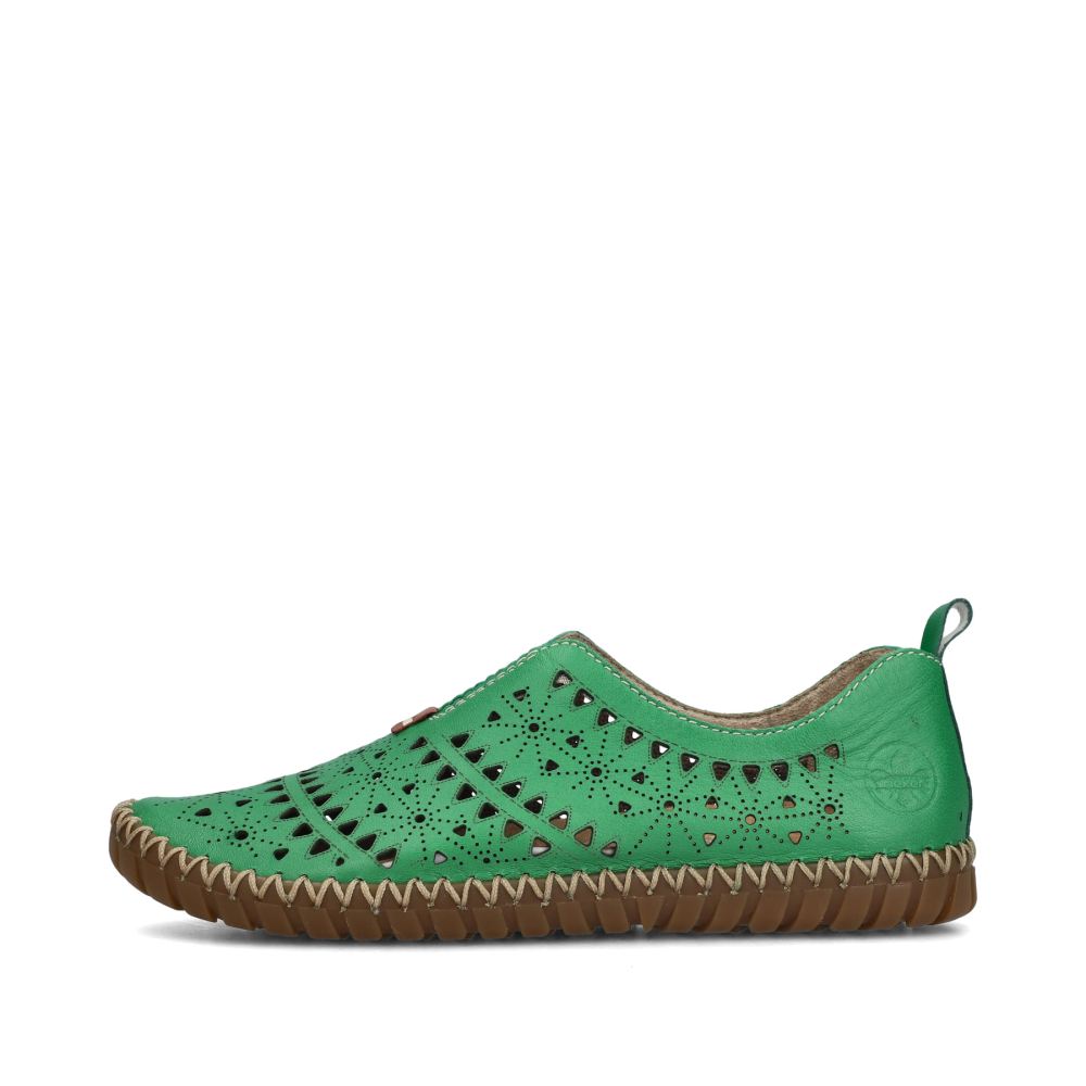 Rieker Women's Slippers - Forest Green