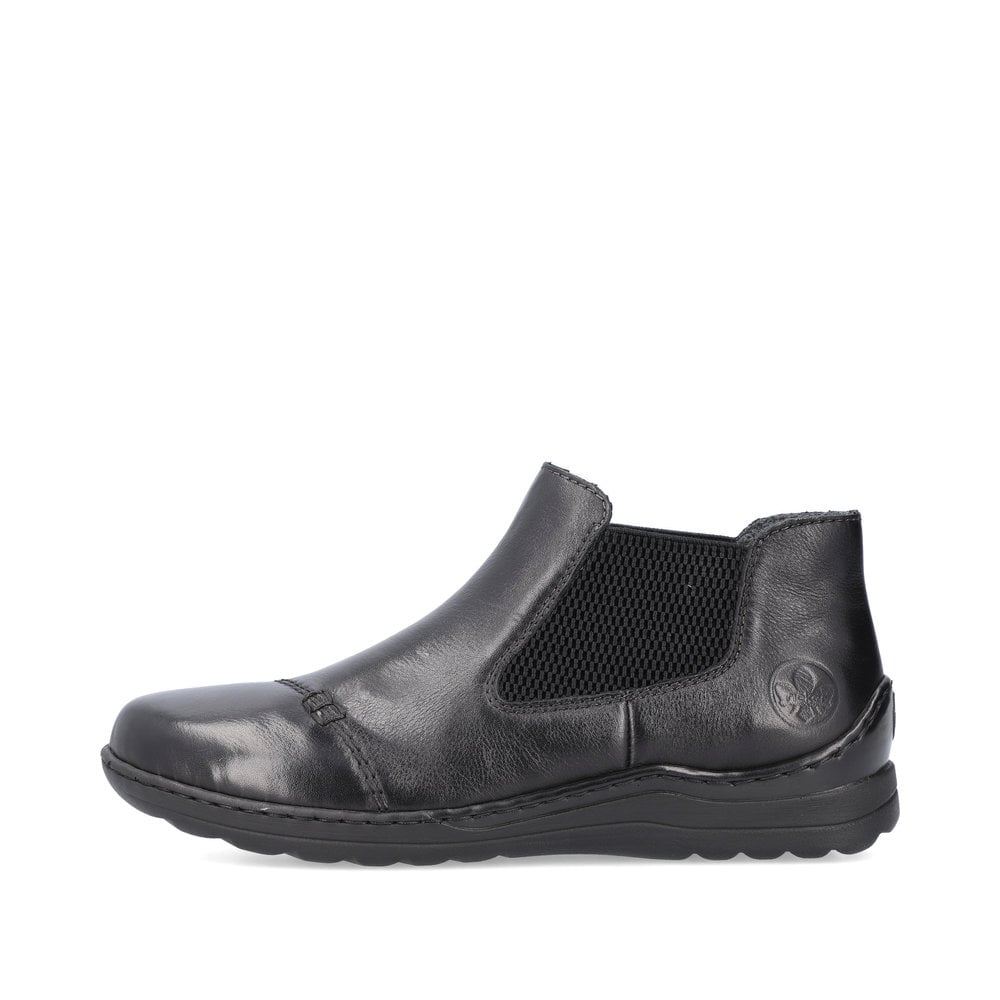 Rieker Women's Chelsea Boots - Glossy Black