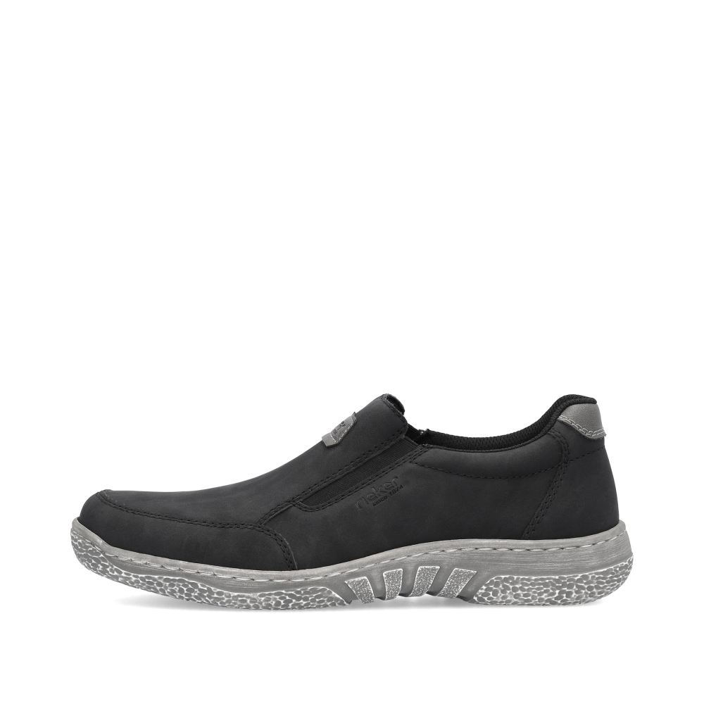 Rieker Men's Slippers - Asphalt Black