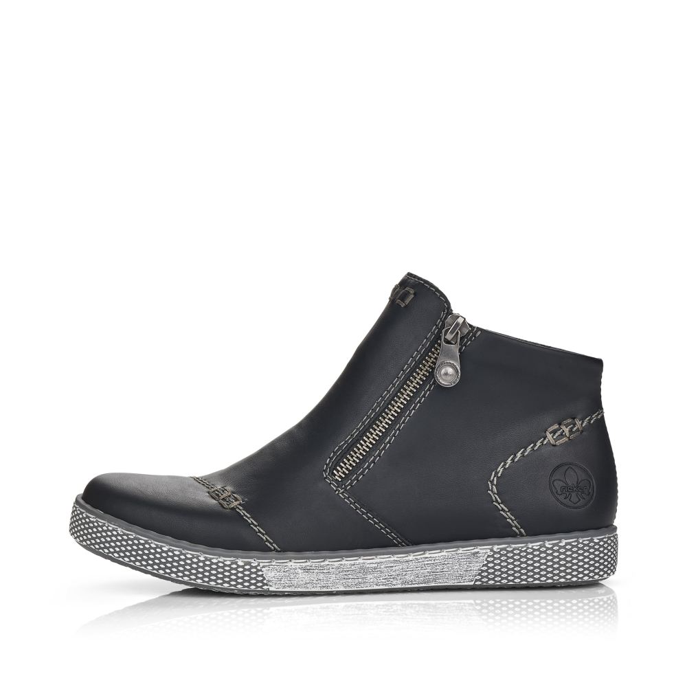 Rieker Women'sshort Boots - Deep Black