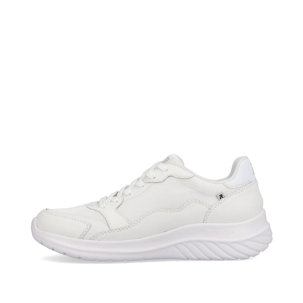 Rieker Evolution Men's Low-Top Sneakers - Swan White