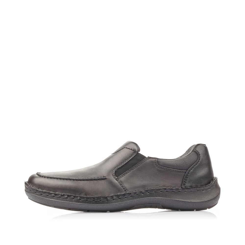 Rieker Men's Slippers - Asphalt Black