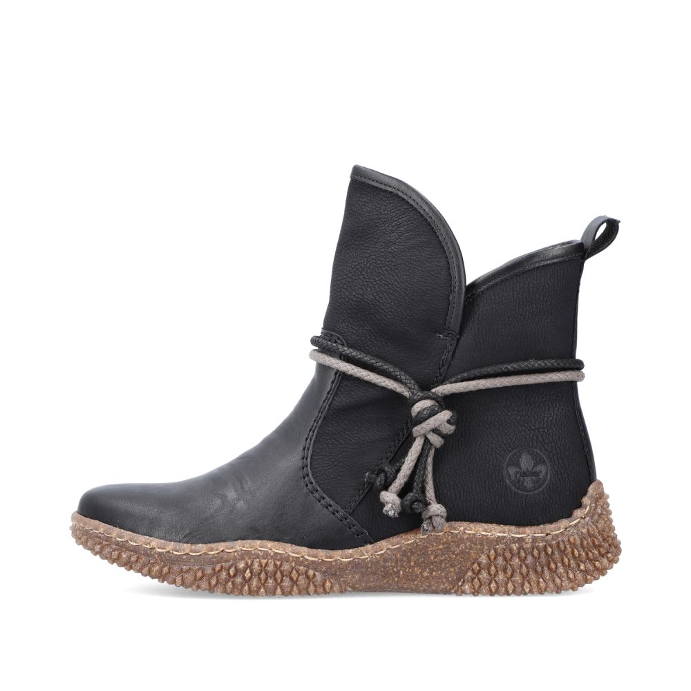 Rieker Women'sshort Boots - Deep Black