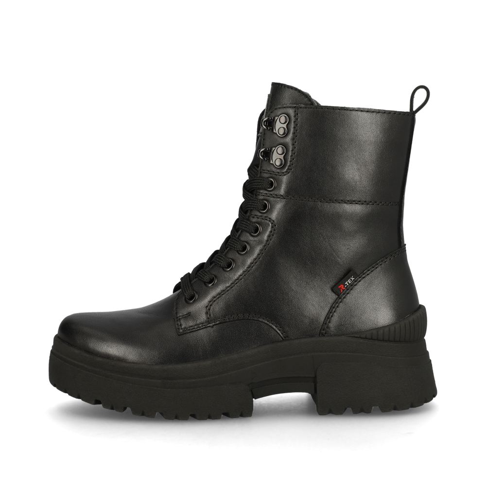 Rieker Evolution Women's Lace-Up Boots - Deep Black