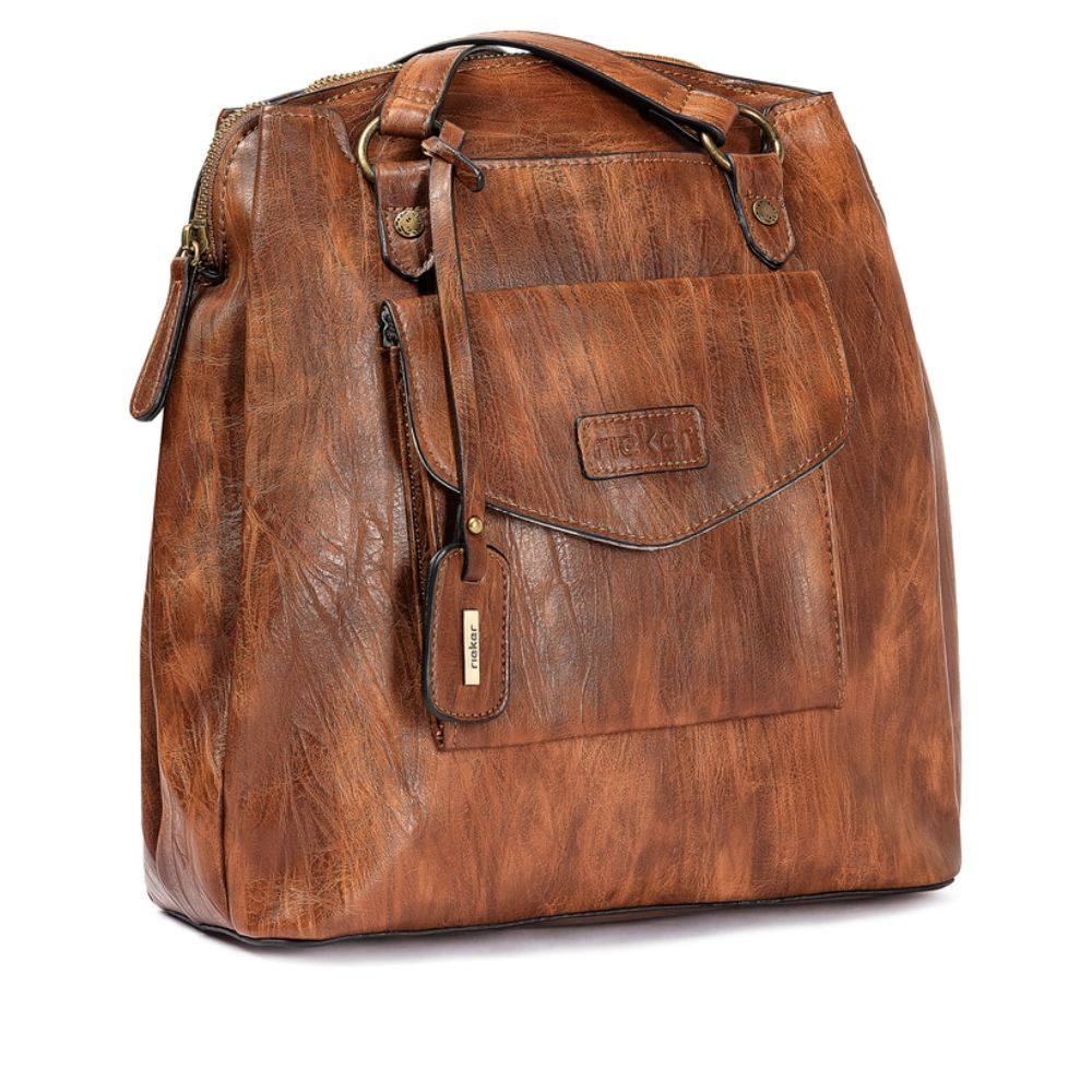 Rieker Women's Backpack Coffee Brown