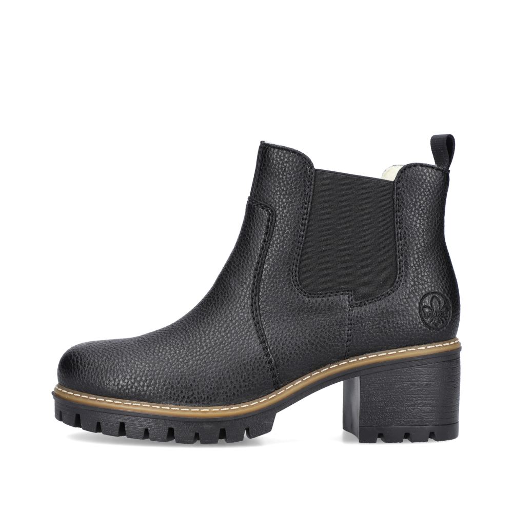 Rieker Women's Chelsea Bootsmidnight Black