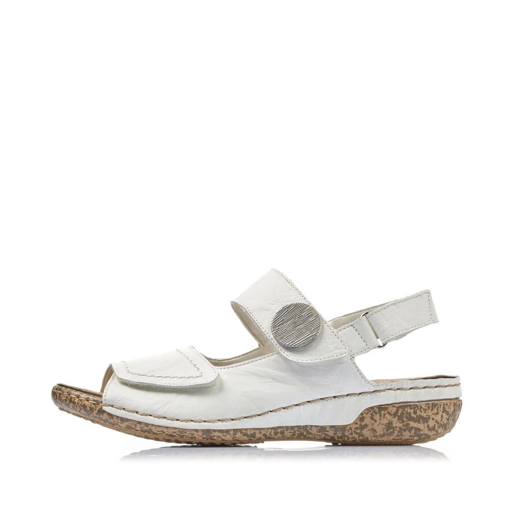 Rieker Women's Strappy Sandals - Pure White